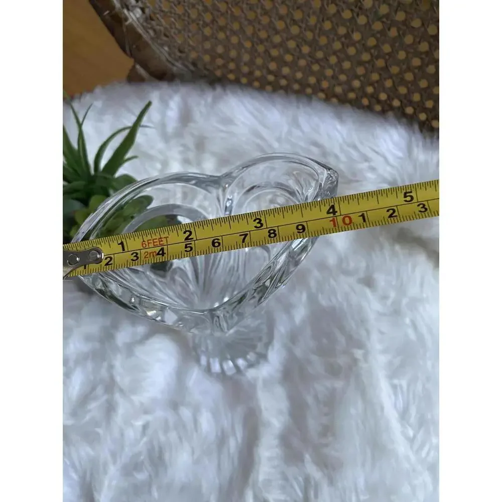 Clear Glass Decorative Vase